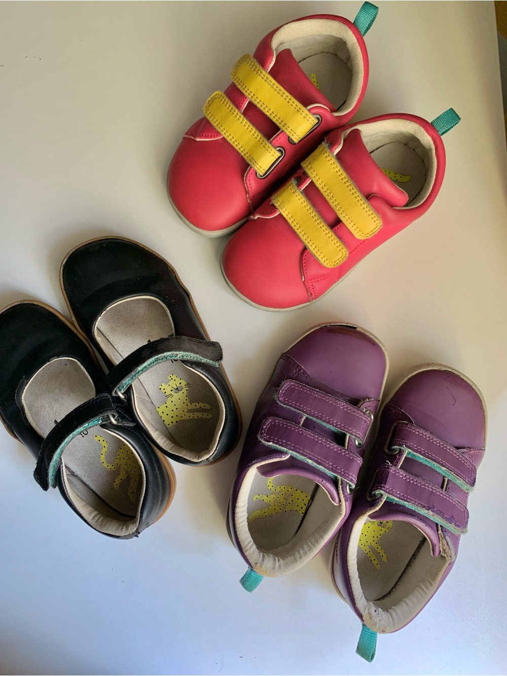 3 pairs Ten Little shoes size 10